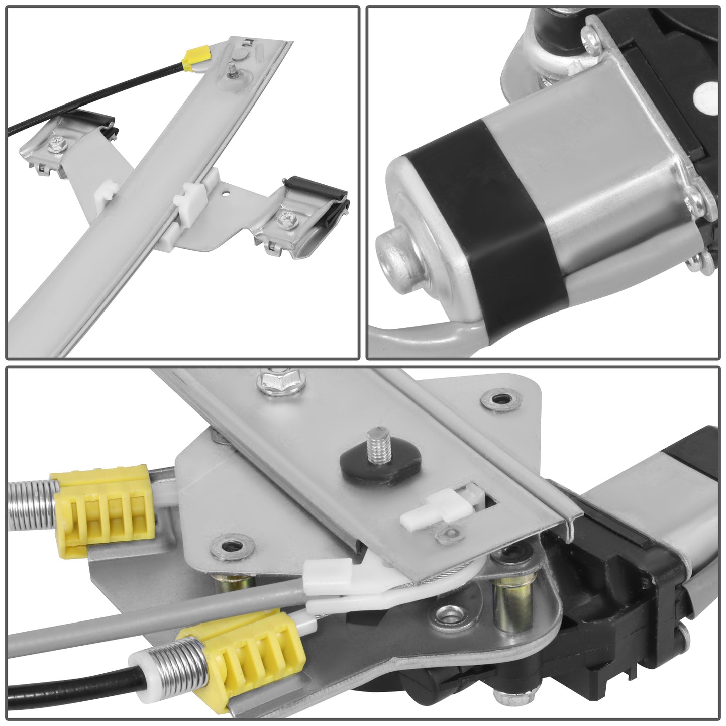 REGULADOR DE VENTANA WINDOW MOTORS & REGULATORS - CHRYSLER PT CRUISER 2006-2010 - METALLIC - BARE STEEL / PLASTIC