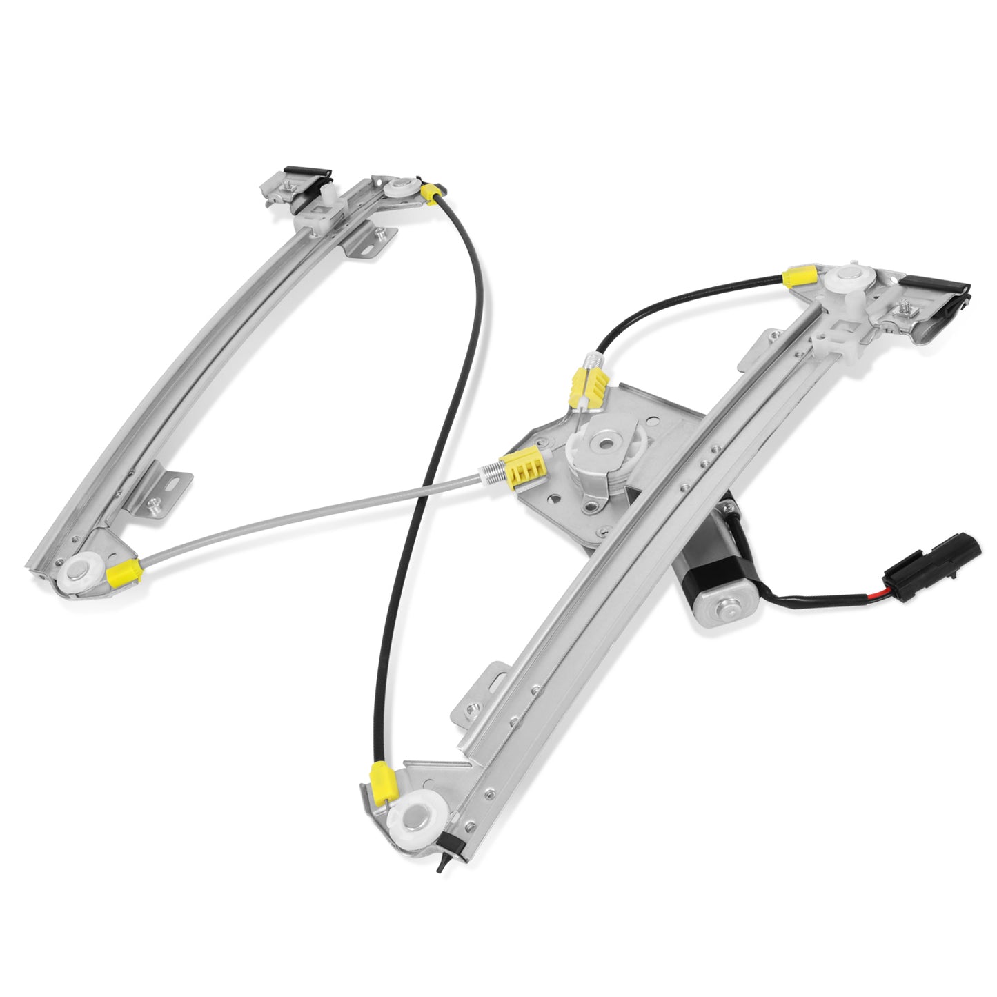 REGULADOR DE VENTANA WINDOW MOTORS & REGULATORS - CHRYSLER SEBRING 2007-2010 - SEDAN - W/ 2PIN CONNECTOR - METALLIC - BARE STEEL / PLASTIC