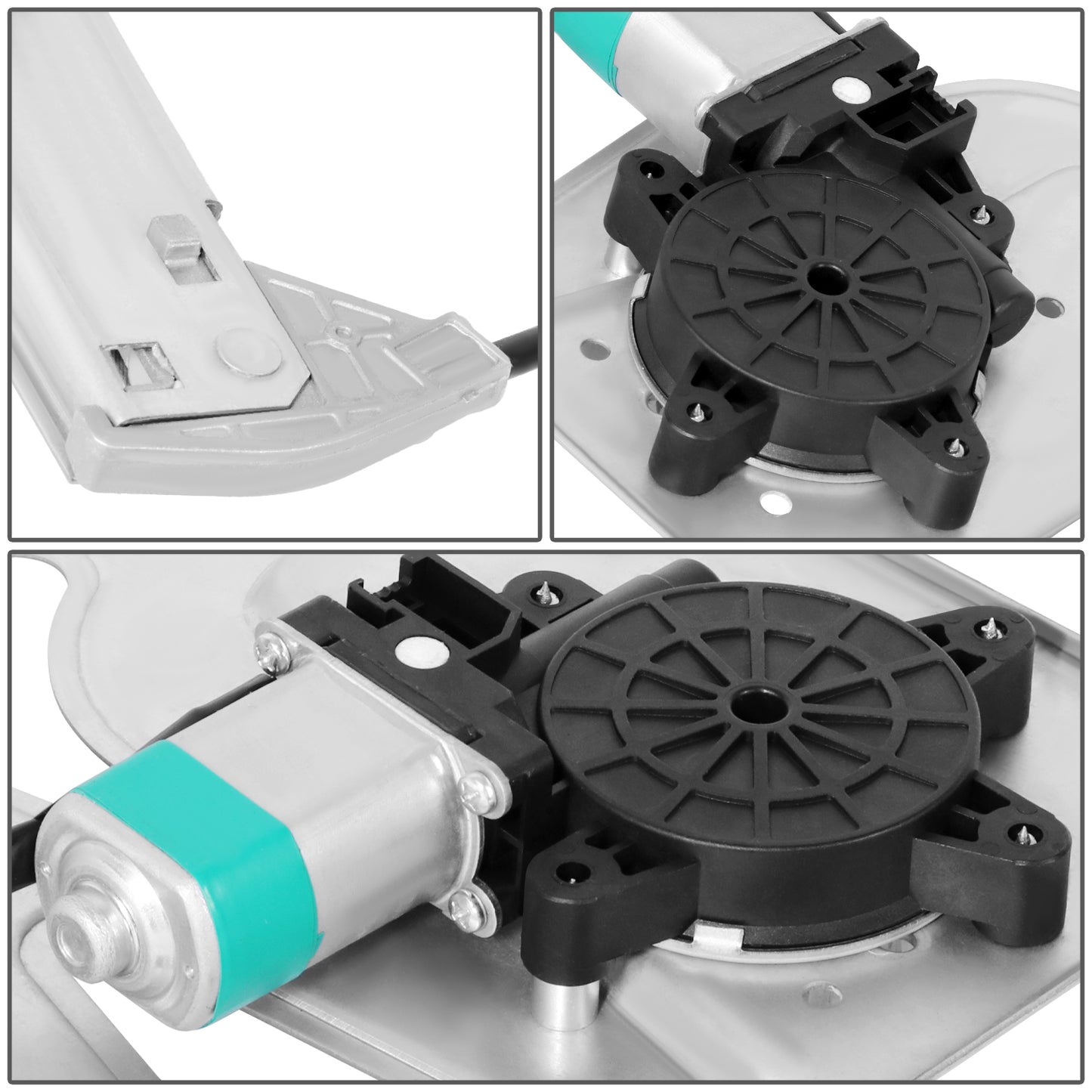 REGULADOR DE VENTANA WINDOW MOTORS & REGULATORS - CADILLAC DEVILLE 2000-2001 - METALLIC - BARE STEEL / PLASTIC