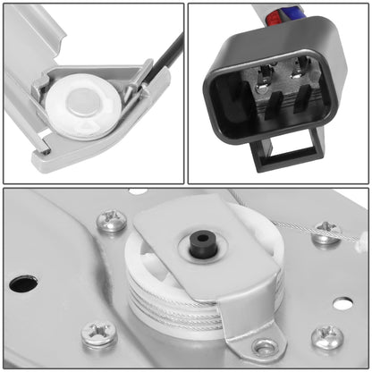 REGULADOR DE VENTANA WINDOW MOTORS & REGULATORS - CADILLAC DEVILLE 2000-2001 - METALLIC - BARE STEEL / PLASTIC