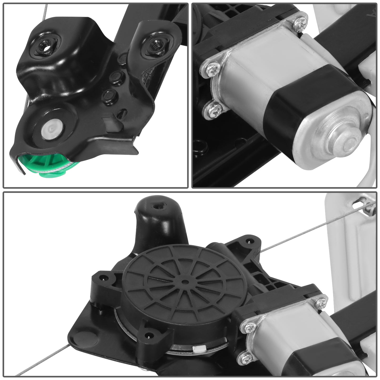 REGULADOR DE VENTANA WINDOW MOTORS & REGULATORS - CADILLAC CTS 2003-2007 - METALLIC - BARE STEEL / PLASTIC