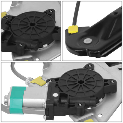 REGULADOR DE VENTANA WINDOW MOTORS & REGULATORS - FORD FOCUS 2000-2007 - LX, SE, ZX4, ZX5, ZXW - METALLIC - BARE STEEL / PLASTIC