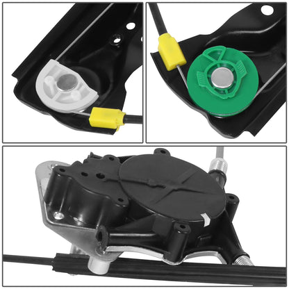 REGULADOR DE VENTANA WINDOW MOTORS & REGULATORS - FORD FOCUS 2000-2007 - MANUAL WINDOWS - METALLIC - BARE STEEL / PLASTIC