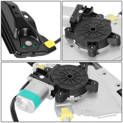 REGULADOR DE VENTANA WINDOW MOTORS & REGULATORS - FORD FOCUS 2000-2007 - 2DR HATCHBACK - METALLIC - BARE STEEL / PLASTIC