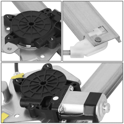 REGULADOR DE VENTANA WINDOW MOTORS & REGULATORS - FORD FOCUS 2000-2007 - SEDAN, WAGON, 4DR HATCHBACK - METALLIC - BARE STEEL / PLASTIC