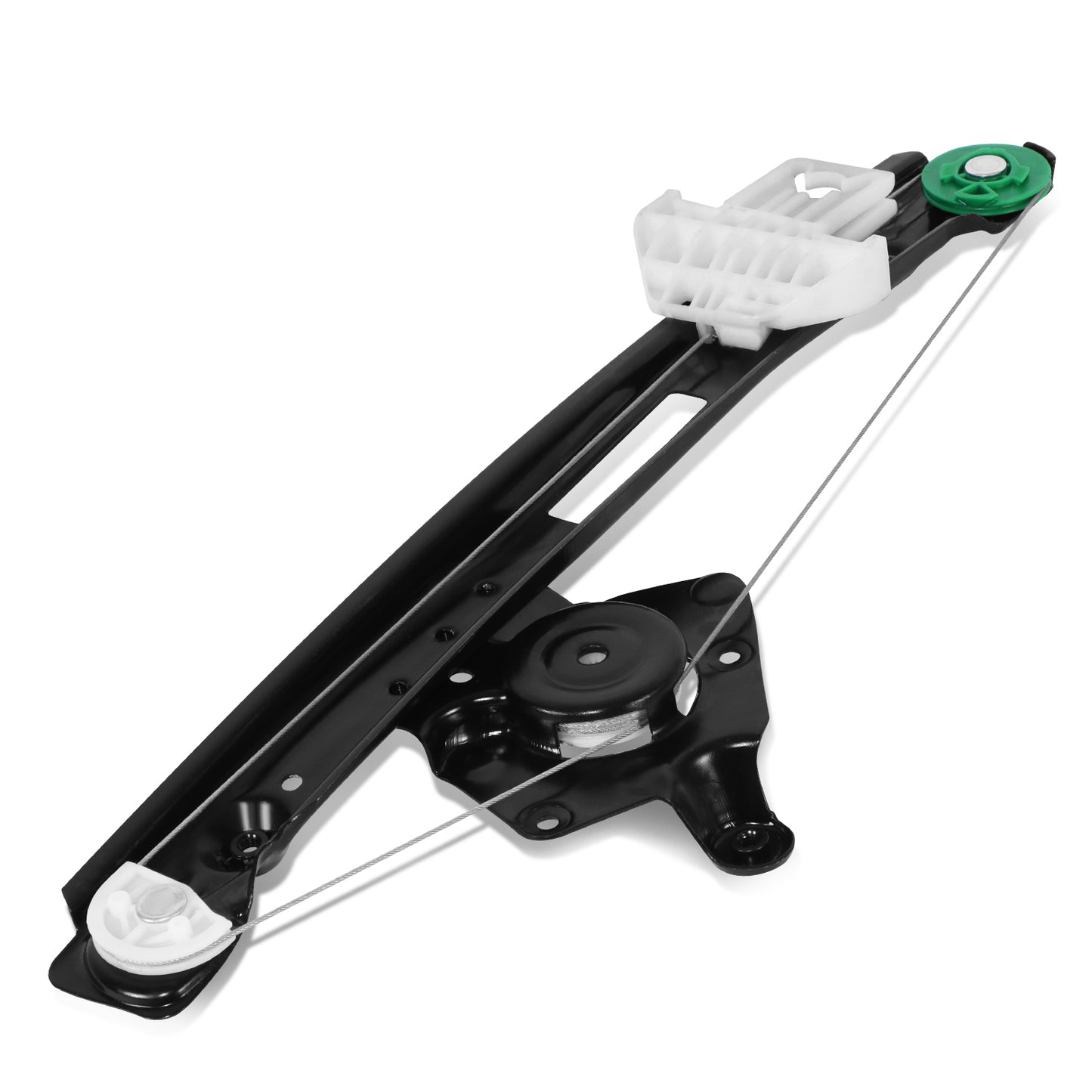 REGULADOR DE VENTANA WINDOW MOTORS & REGULATORS - FORD FOCUS 2000-2007 - POWERED WINDOWS; LX, SE, ZX4, ZX5, ZXW - METALLIC - BARE STEEL / PLASTIC