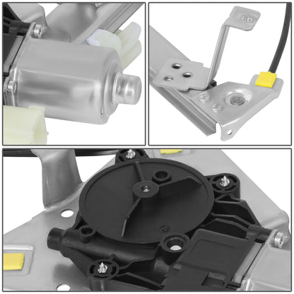 REGULADOR DE VENTANA WINDOW MOTORS & REGULATORS - FORD FOCUS 2012-2018 - WITH ANTI-PINCH - METALLIC - BARE STEEL / PLASTIC