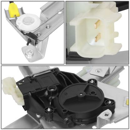 REGULADOR DE VENTANA WINDOW MOTORS & REGULATORS - FORD FOCUS 2012-2018 - WITHOUT ANTI-PINCH - METALLIC - BARE STEEL / PLASTIC