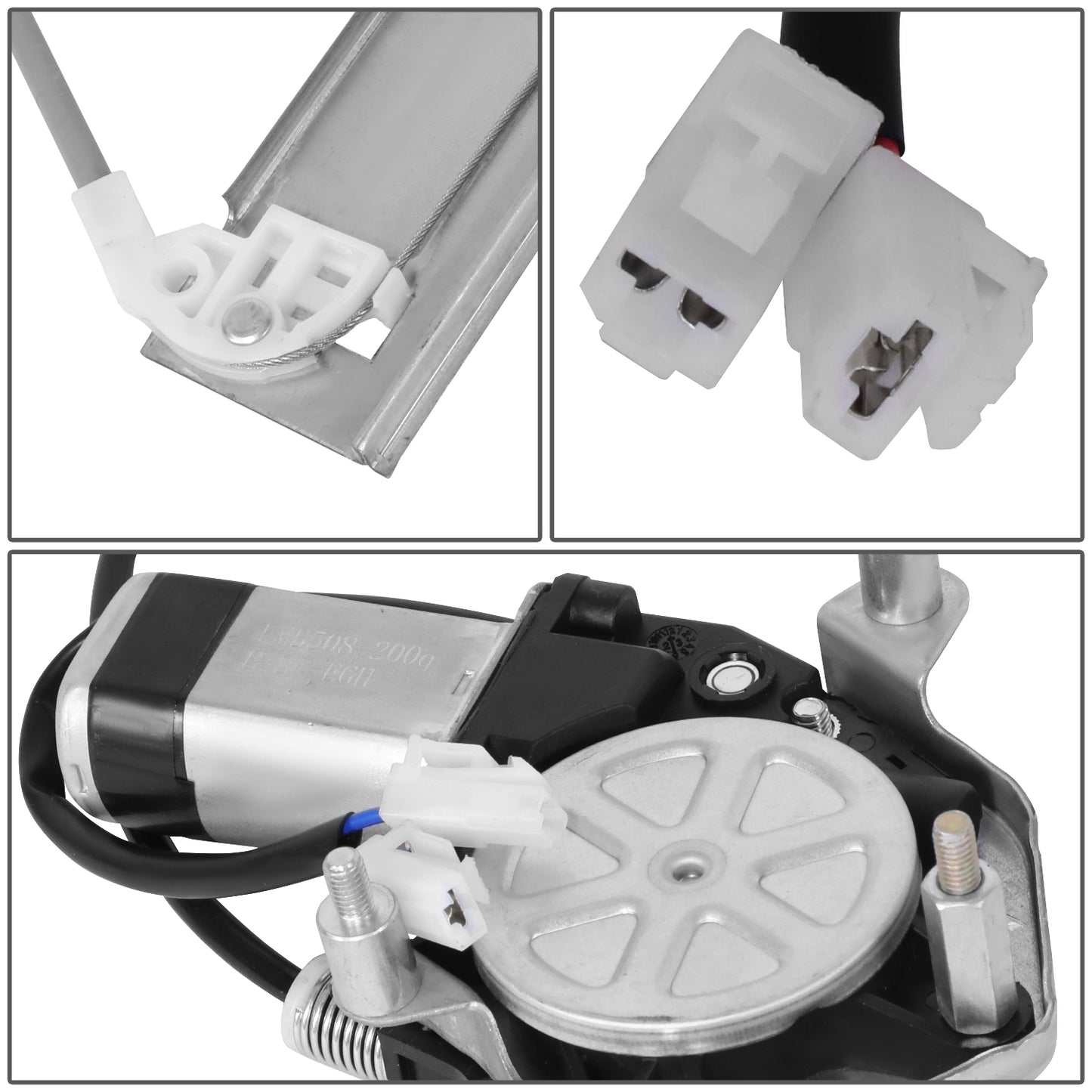 REGULADOR DE VENTANA WINDOW MOTORS & REGULATORS - FORD ESCAPE 2001-2007 / MERCURY MARINER 2005-2007 - METALLIC - BARE STEEL / PLASTIC