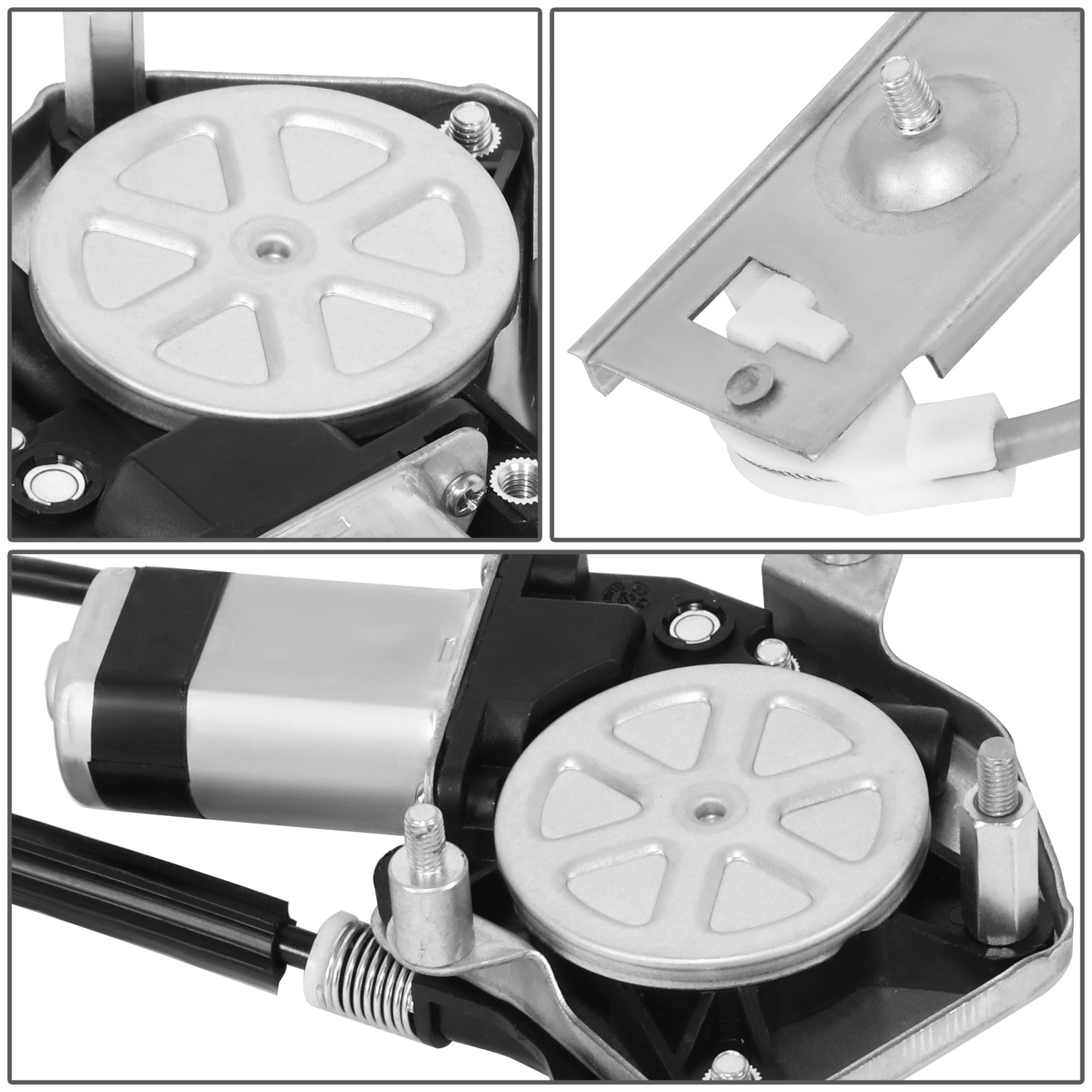 REGULADOR DE VENTANA WINDOW MOTORS & REGULATORS - FORD ESCAPE 2001-2007 / MERCURY MARINER 2005-2007 - METALLIC - BARE STEEL / PLASTIC