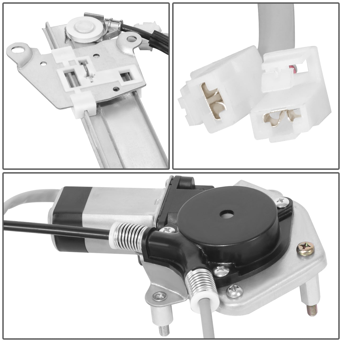 REGULADOR DE VENTANA WINDOW MOTORS & REGULATORS - FORD ESCAPE 2001-2007 / MERCURY MARINER 2005-2007 - METALLIC - BARE STEEL / PLASTIC