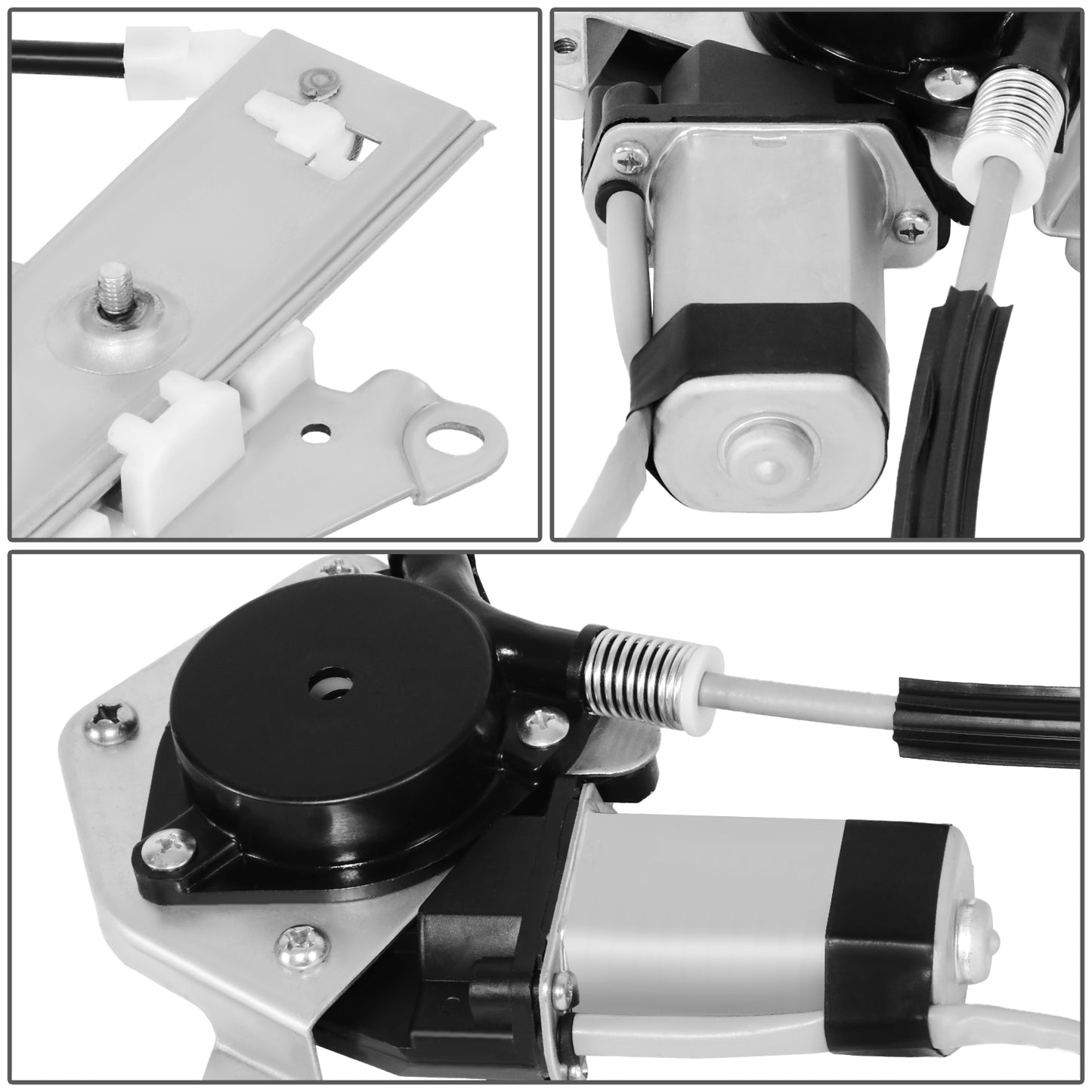 REGULADOR DE VENTANA WINDOW MOTORS & REGULATORS - FORD ESCAPE 2008-2012 / MAZDA TRIBUTE 2008-2011 / MERCURY MARINER 2008-2011 - METALLIC - BARE STEEL / PLASTIC