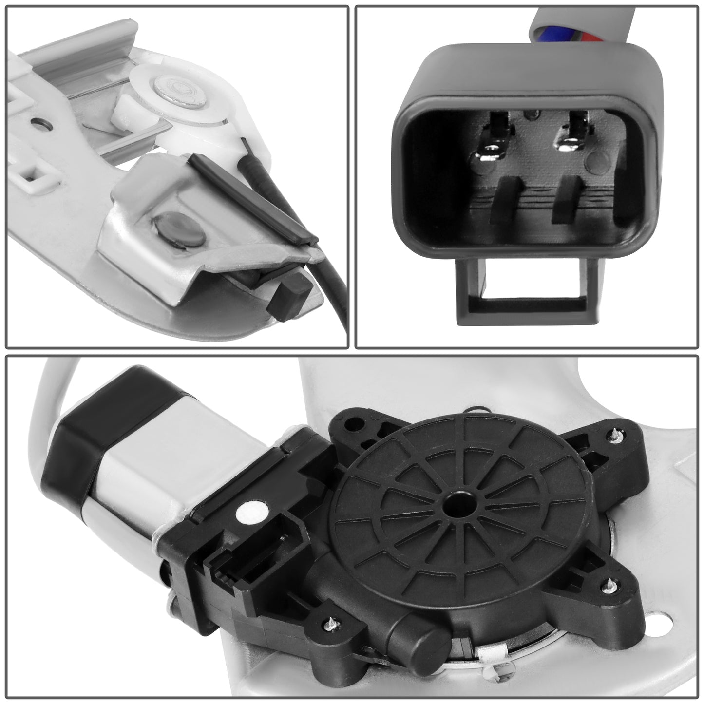 REGULADOR DE VENTANA WINDOW MOTORS & REGULATORS - BUICK LESABRE 2000-2005 - METALLIC - BARE STEEL / PLASTIC