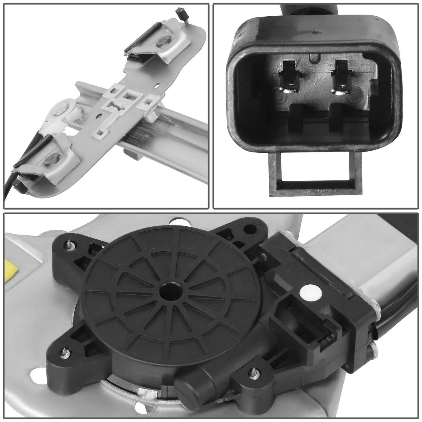 REGULADOR DE VENTANA WINDOW MOTORS & REGULATORS - BUICK LESABRE 2000-2005 - METALLIC - BARE STEEL / PLASTIC