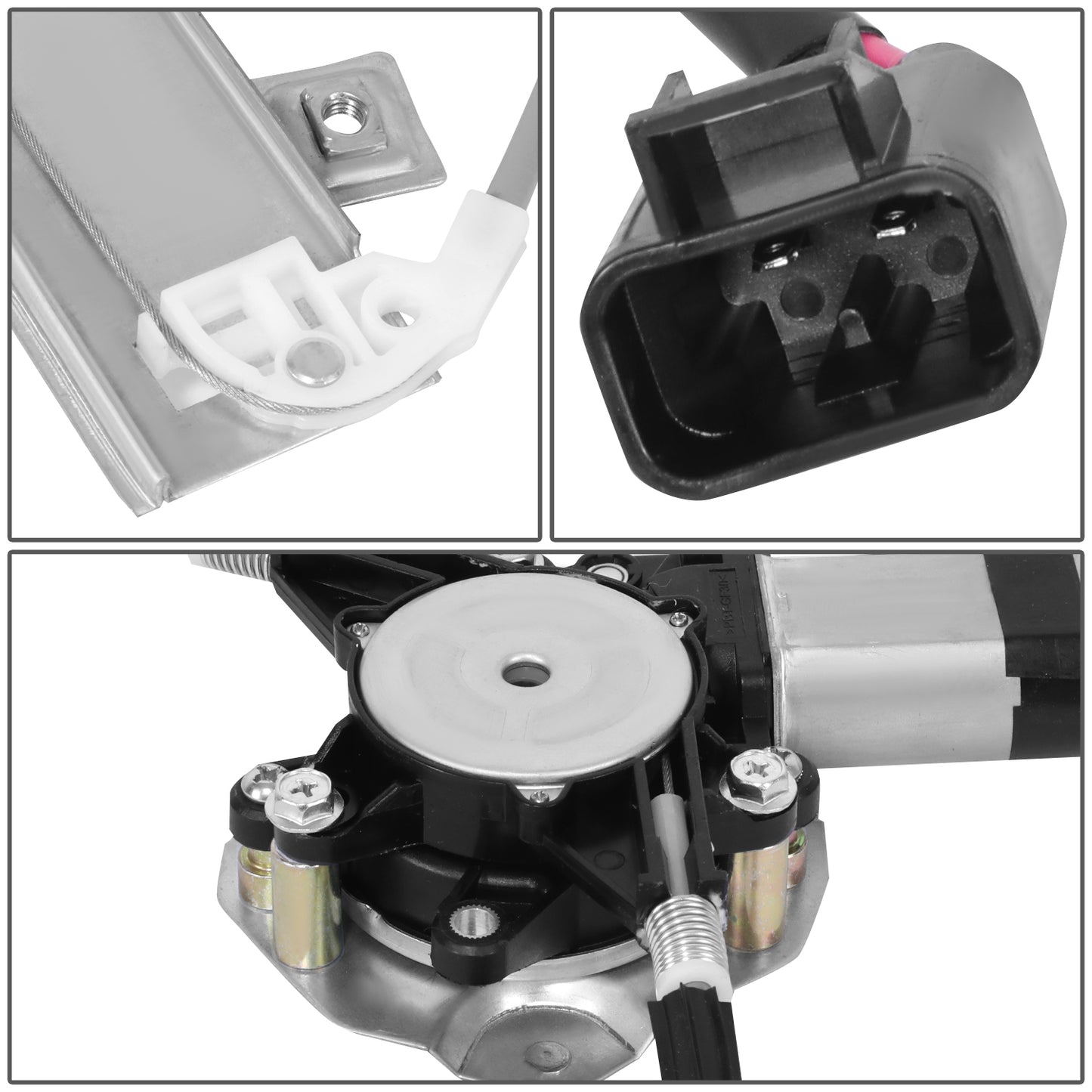 REGULADOR DE VENTANA WINDOW MOTORS & REGULATORS - CHEVROLET IMPALA 2006-2013 / CHEVROLET IMPALA LIMITED 2014-2016 - METALLIC - BARE STEEL / PLASTIC