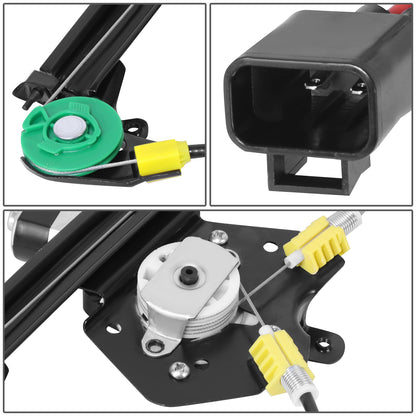 REGULADOR DE VENTANA WINDOW MOTORS & REGULATORS - CHEVROLET CLASSIC 2004-2005 / CHEVROLET MALIBU 1997-2003 / OLDSMOBILE CUTLASS 1997-1999 - METALLIC - BARE STEEL / PLASTIC