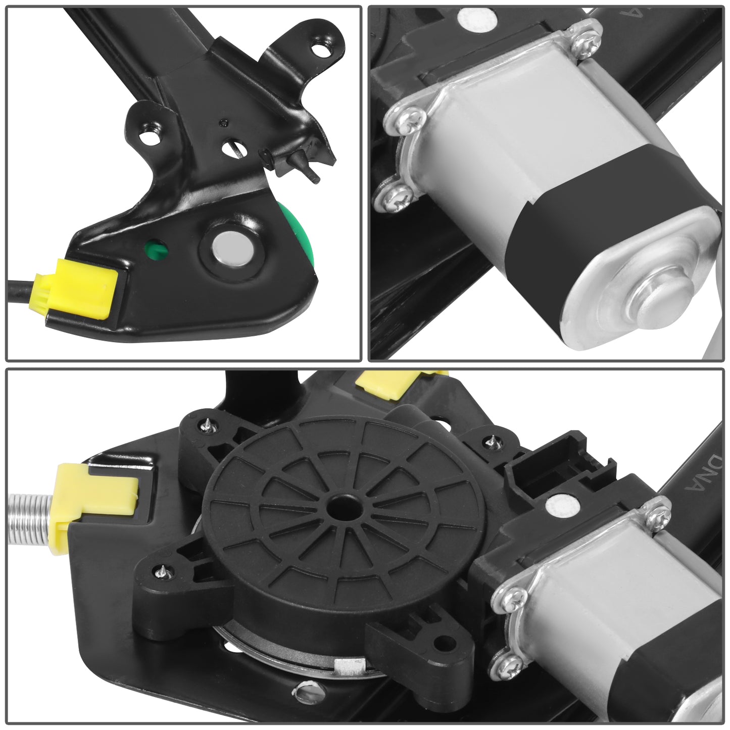 REGULADOR DE VENTANA WINDOW MOTORS & REGULATORS - CHEVROLET CLASSIC 2004-2005 / CHEVROLET MALIBU 1997-2003 / OLDSMOBILE CUTLASS 1997-1999 - METALLIC - BARE STEEL / PLASTIC