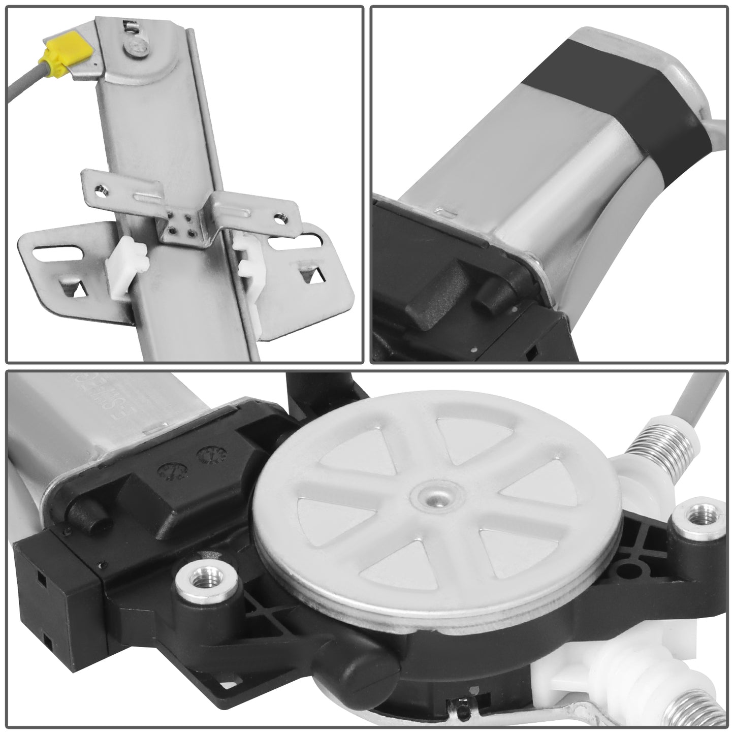 REGULADOR DE VENTANA WINDOW MOTORS & REGULATORS - HONDA ACCORD 1998-2002 - SEDAN - METALLIC - BARE STEEL / PLASTIC