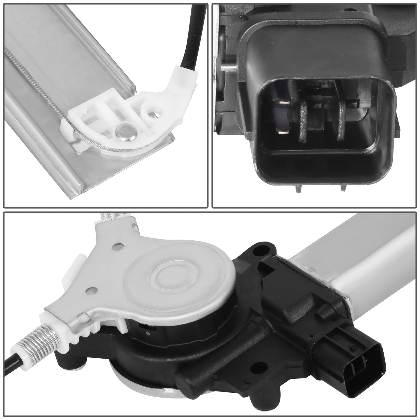 REGULADOR DE VENTANA WINDOW MOTORS & REGULATORS - HONDA ACCORD 2003-2007 - SEDAN - METALLIC - BARE STEEL / PLASTIC