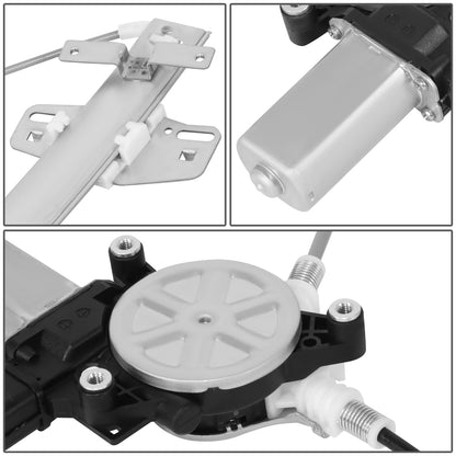 REGULADOR DE VENTANA WINDOW MOTORS & REGULATORS - HONDA ACCORD 2003-2007 - SEDAN - METALLIC - BARE STEEL / PLASTIC