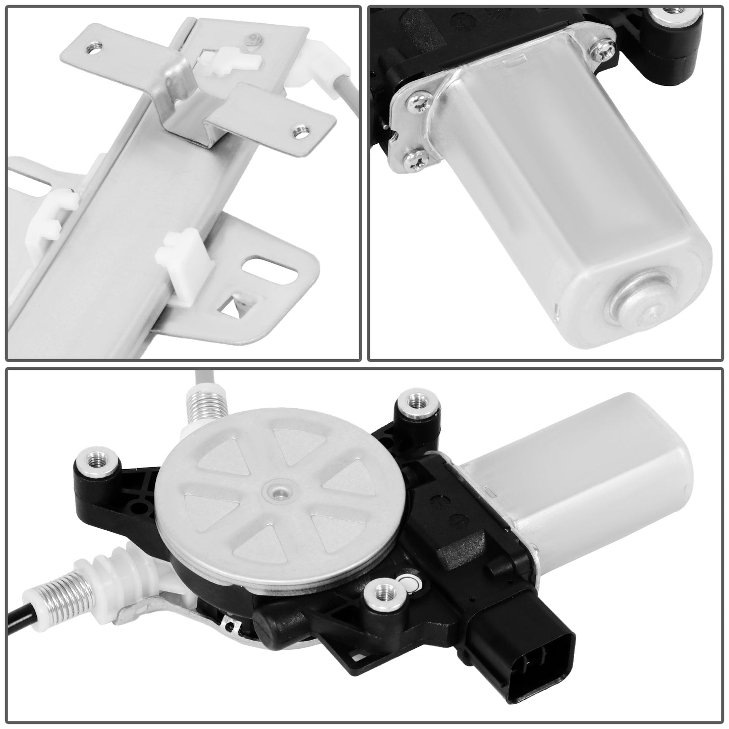 REGULADOR DE VENTANA WINDOW MOTORS & REGULATORS - HONDA ACCORD 2003-2007 - SEDAN - METALLIC - BARE STEEL / PLASTIC