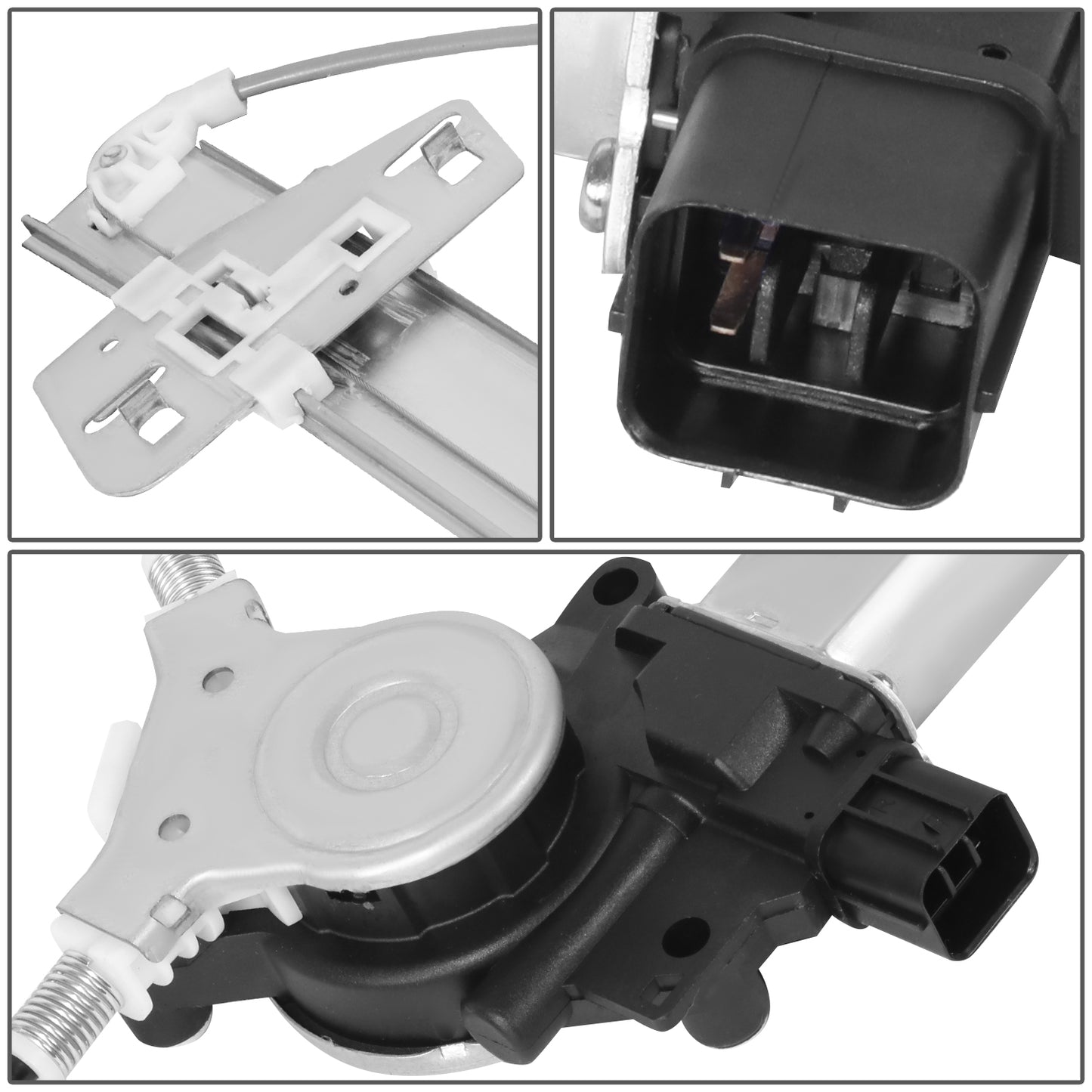 REGULADOR DE VENTANA WINDOW MOTORS & REGULATORS - HONDA ACCORD 2003-2007 - SEDAN - METALLIC - BARE STEEL / PLASTIC