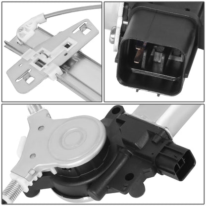 REGULADOR DE VENTANA WINDOW MOTORS & REGULATORS - HONDA ACCORD 2003-2007 - SEDAN - METALLIC - BARE STEEL / PLASTIC