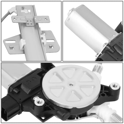REGULADOR DE VENTANA WINDOW MOTORS & REGULATORS - HONDA ACCORD 2003-2007 - SEDAN - METALLIC - BARE STEEL / PLASTIC