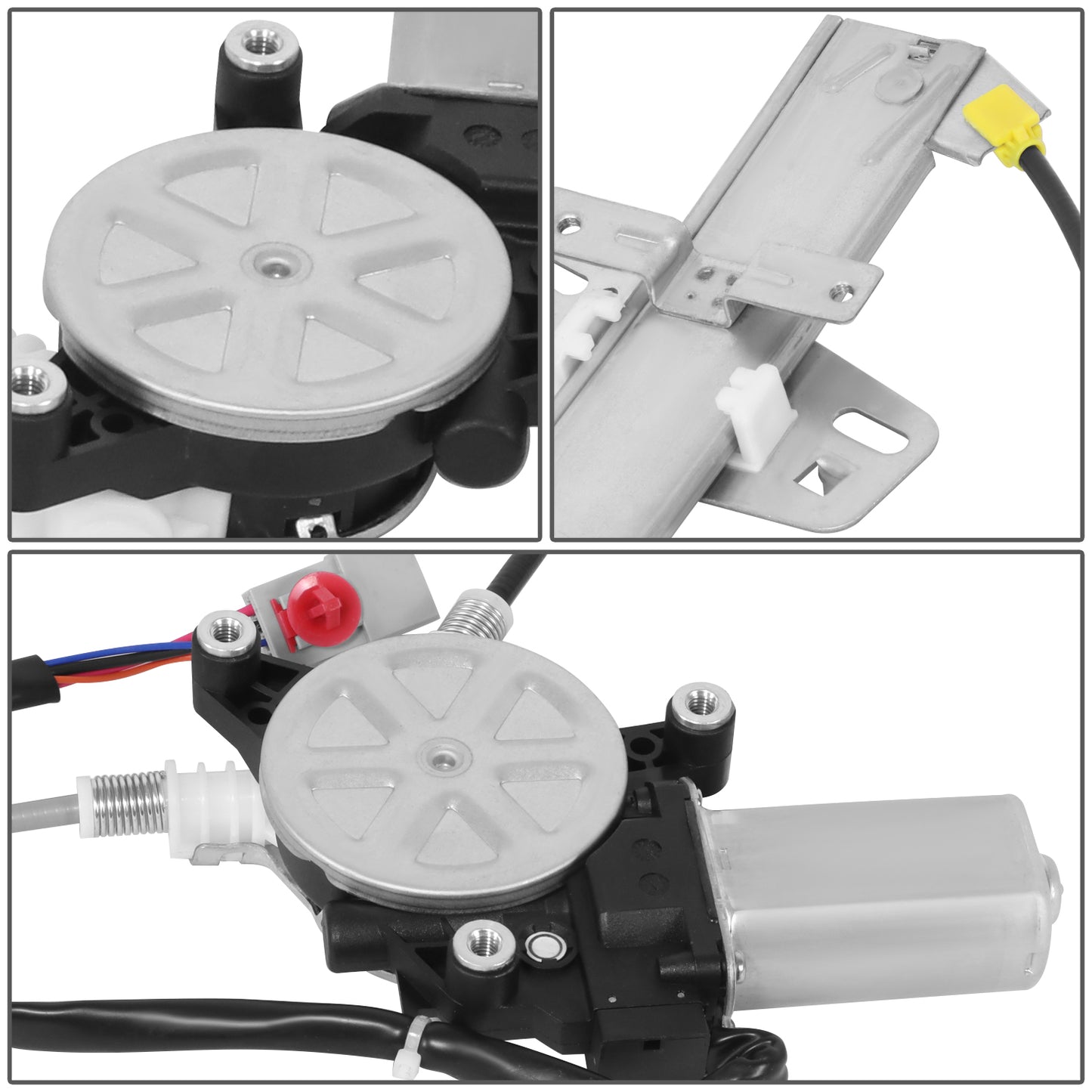 REGULADOR DE VENTANA WINDOW MOTORS & REGULATORS - HONDA CIVIC 2001-2005 - SEDAN - METALLIC - BARE STEEL / PLASTIC