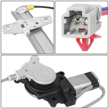 REGULADOR DE VENTANA WINDOW MOTORS & REGULATORS - HONDA CIVIC 2001-2005 - SEDAN - METALLIC - BARE STEEL / PLASTIC