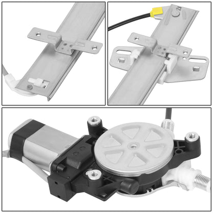 REGULADOR DE VENTANA WINDOW MOTORS & REGULATORS - HONDA CIVIC 2001-2005 - SEDAN - METALLIC - BARE STEEL / PLASTIC