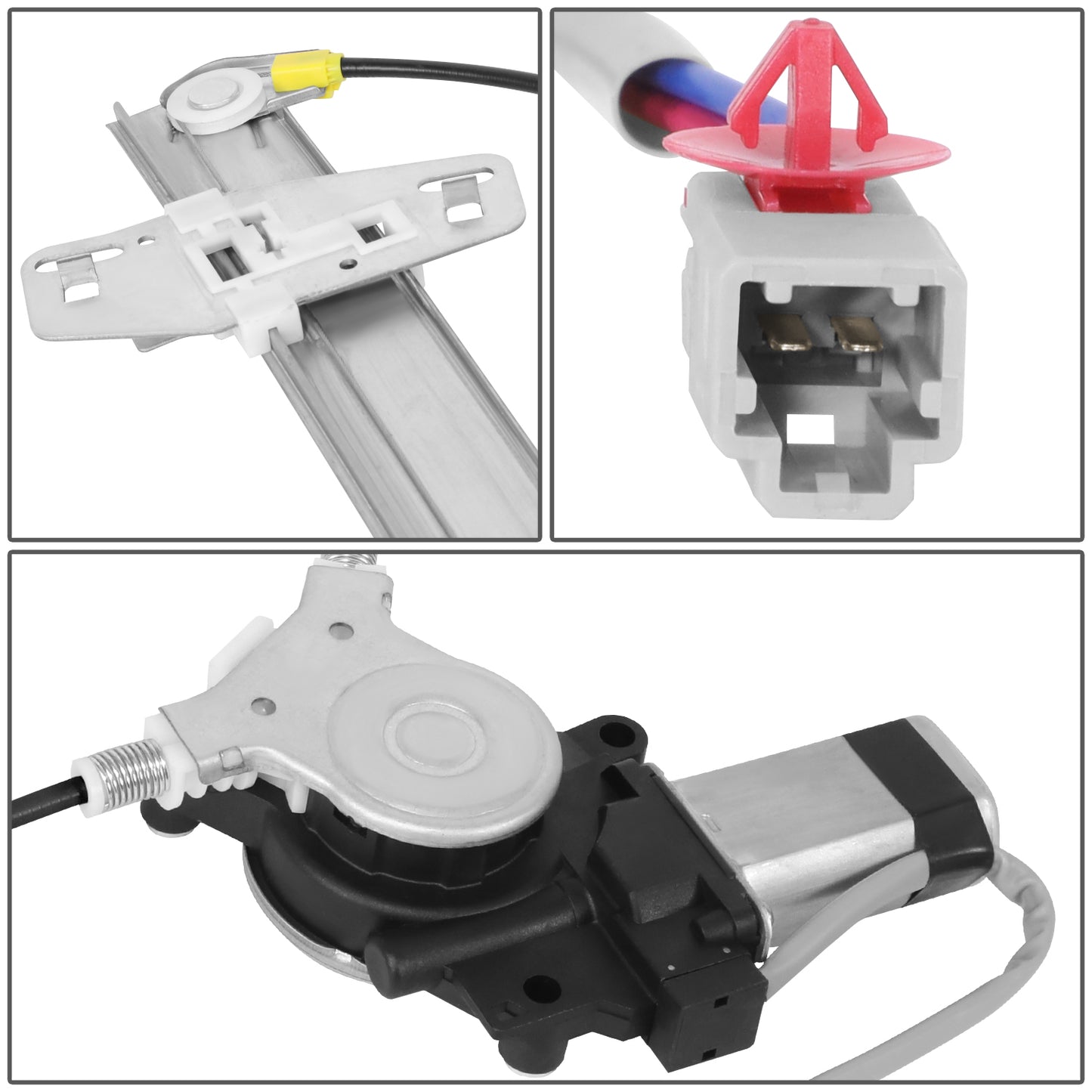 REGULADOR DE VENTANA WINDOW MOTORS & REGULATORS - HONDA CIVIC 2001-2005 - COUPE - METALLIC - BARE STEEL / PLASTIC