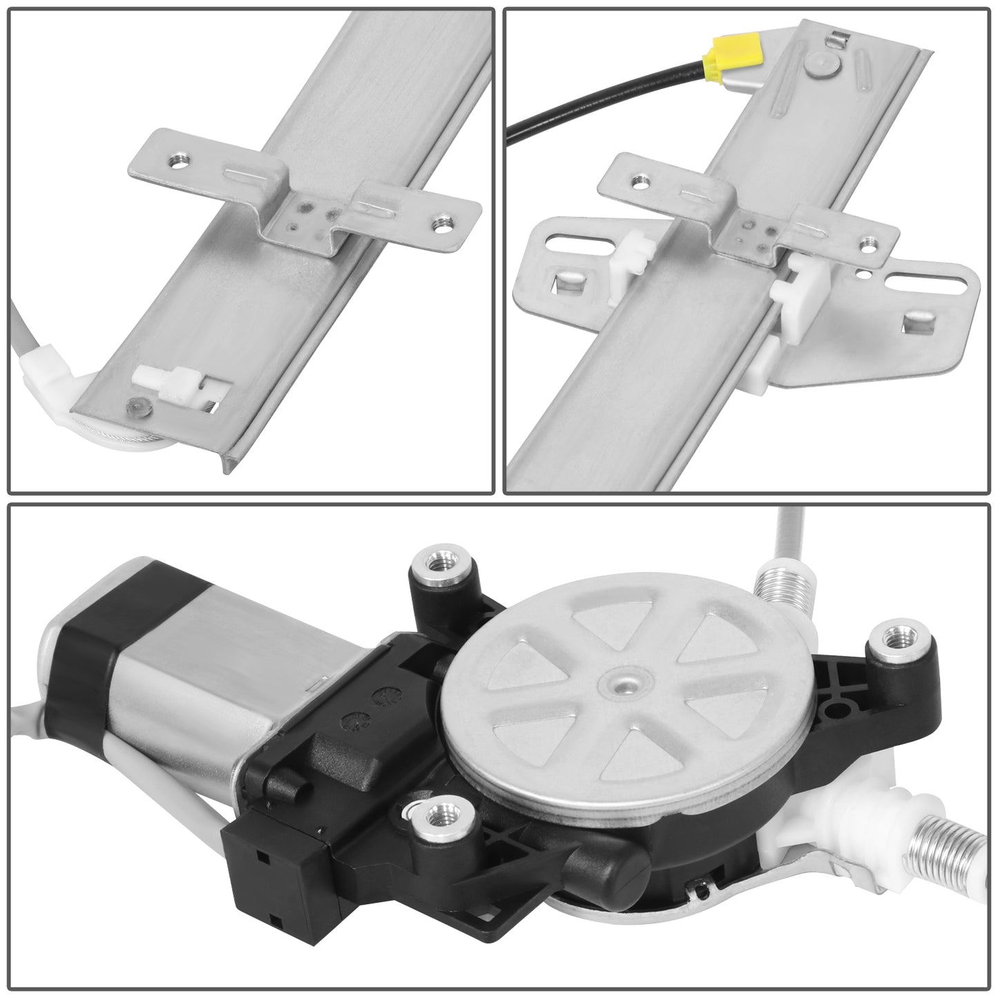 REGULADOR DE VENTANA WINDOW MOTORS & REGULATORS - HONDA CIVIC 2001-2005 - COUPE - METALLIC - BARE STEEL / PLASTIC