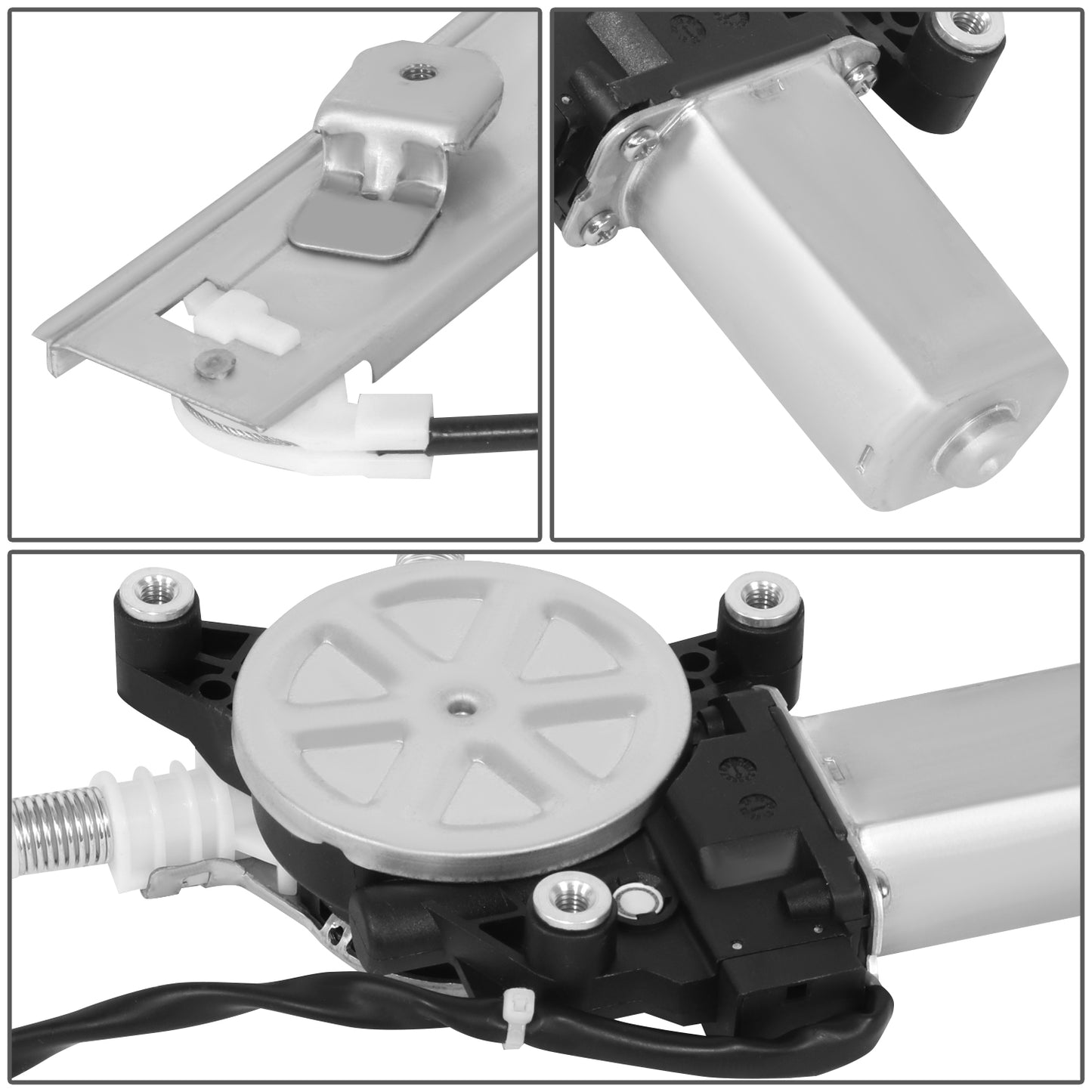 REGULADOR DE VENTANA WINDOW MOTORS & REGULATORS - HONDA CIVIC 2001-2005 - SEDAN - METALLIC - BARE STEEL / PLASTIC
