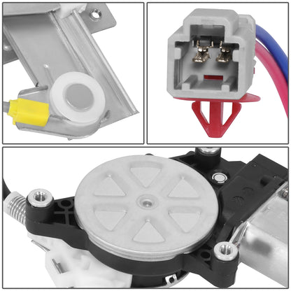 REGULADOR DE VENTANA WINDOW MOTORS & REGULATORS - HONDA CIVIC 2001-2005 - SEDAN - METALLIC - BARE STEEL / PLASTIC