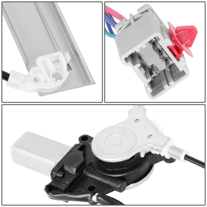 REGULADOR DE VENTANA WINDOW MOTORS & REGULATORS - HONDA PILOT 2003-2008 - METALLIC - BARE STEEL / PLASTIC
