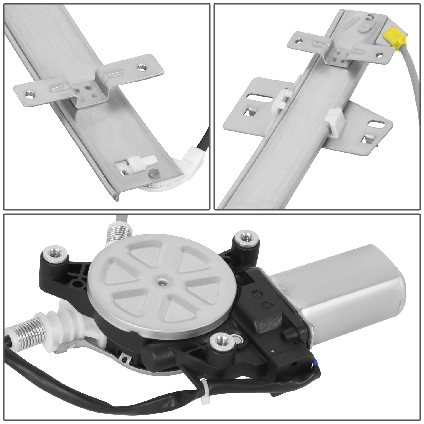 REGULADOR DE VENTANA WINDOW MOTORS & REGULATORS - HONDA PILOT 2003-2008 - METALLIC - BARE STEEL / PLASTIC