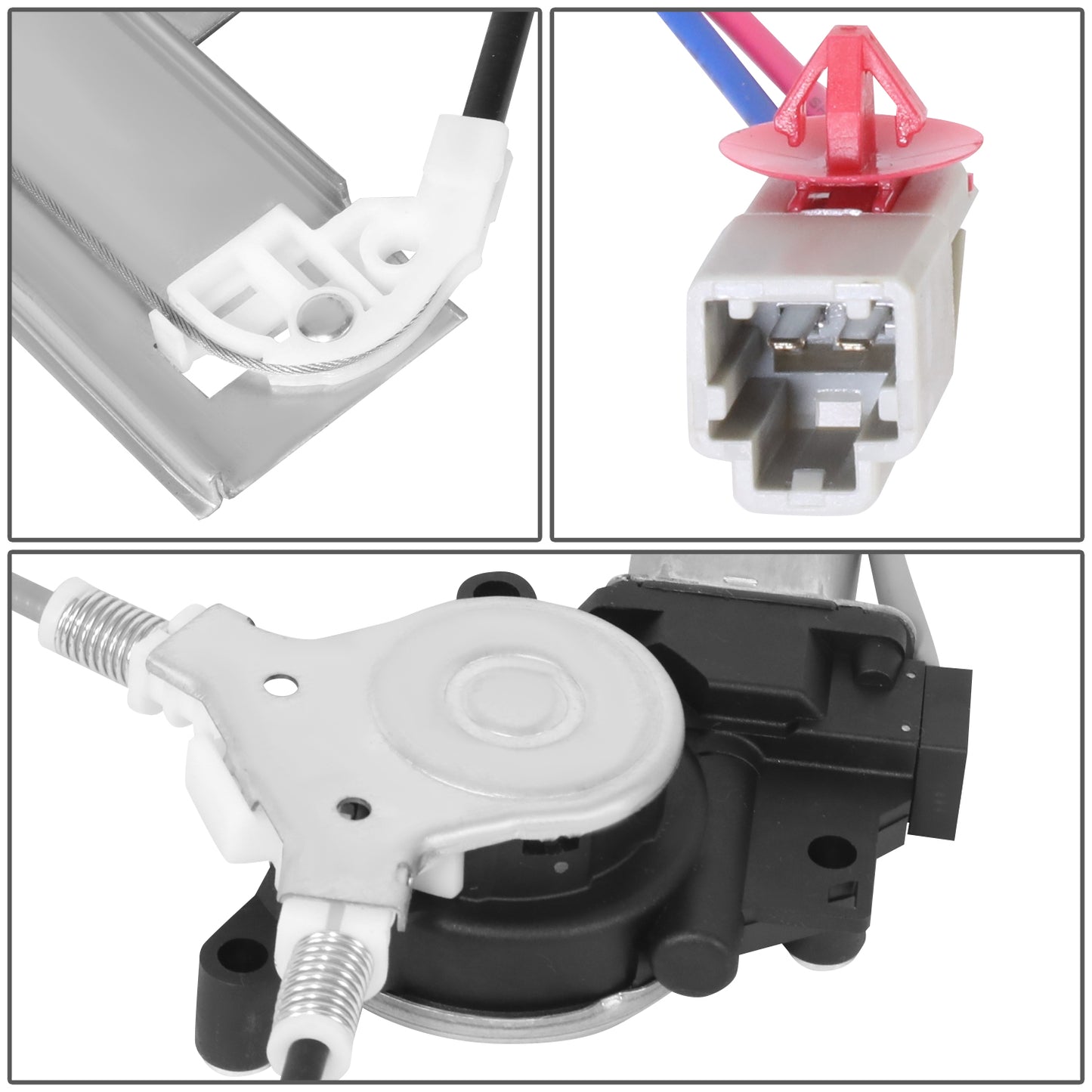 REGULADOR DE VENTANA WINDOW MOTORS & REGULATORS - HONDA ELEMENT 2003-2011 - METALLIC - BARE STEEL / PLASTIC