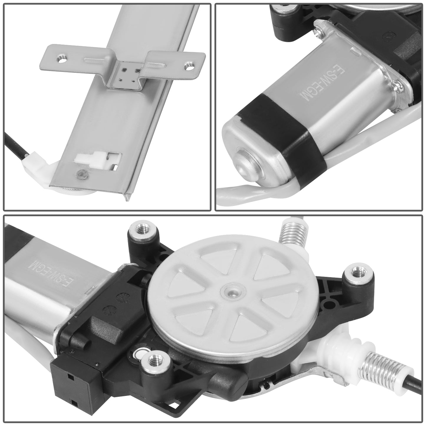REGULADOR DE VENTANA WINDOW MOTORS & REGULATORS - HONDA ELEMENT 2003-2011 - METALLIC - BARE STEEL / PLASTIC