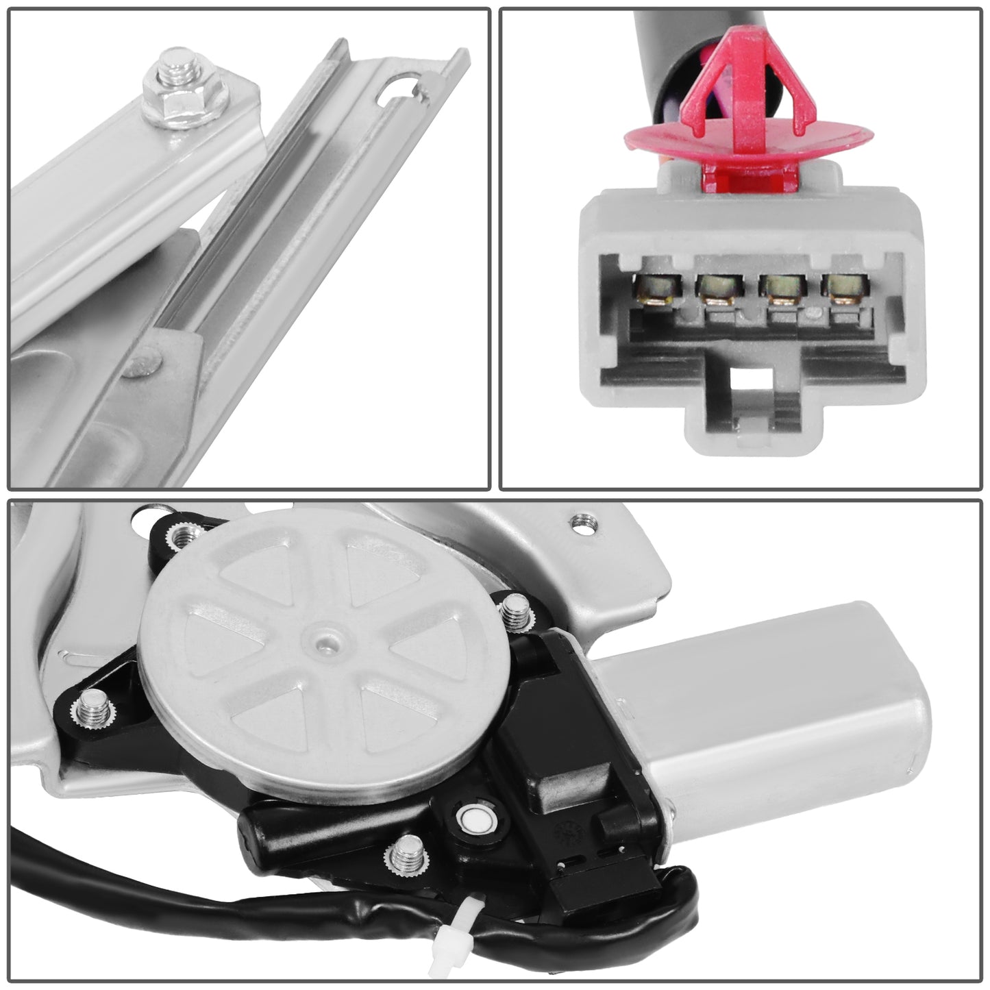 REGULADOR DE VENTANA WINDOW MOTORS & REGULATORS - HONDA CR-V 1997-2001 - METALLIC - BARE STEEL / PLASTIC