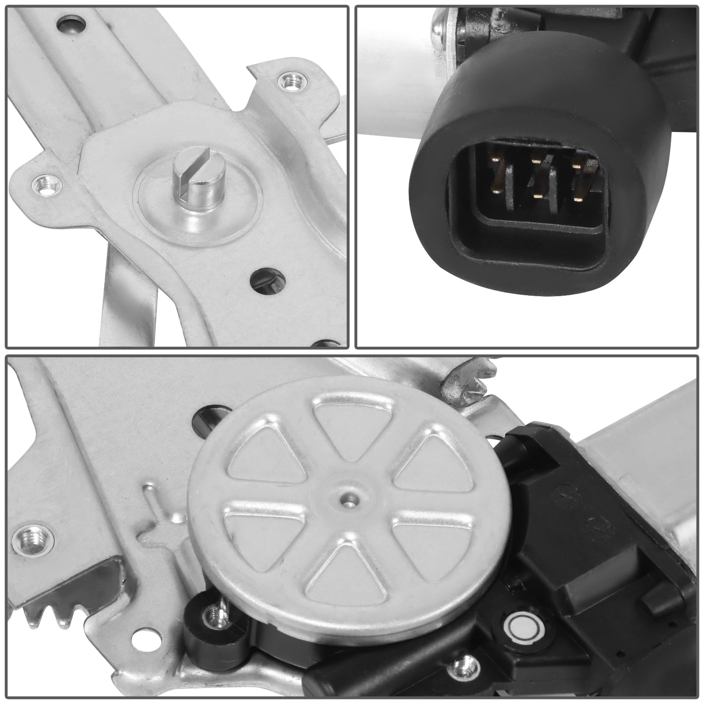 REGULADOR DE VENTANA WINDOW MOTORS & REGULATORS - MITSUBISHI LANCER 2008-2017 - METALLIC - BARE STEEL / PLASTIC