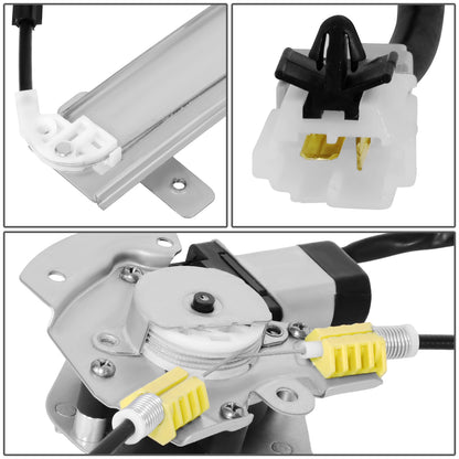 REGULADOR DE VENTANA WINDOW MOTORS & REGULATORS - MITSUBISHI GALANT 1999-2003 - METALLIC - BARE STEEL / PLASTIC