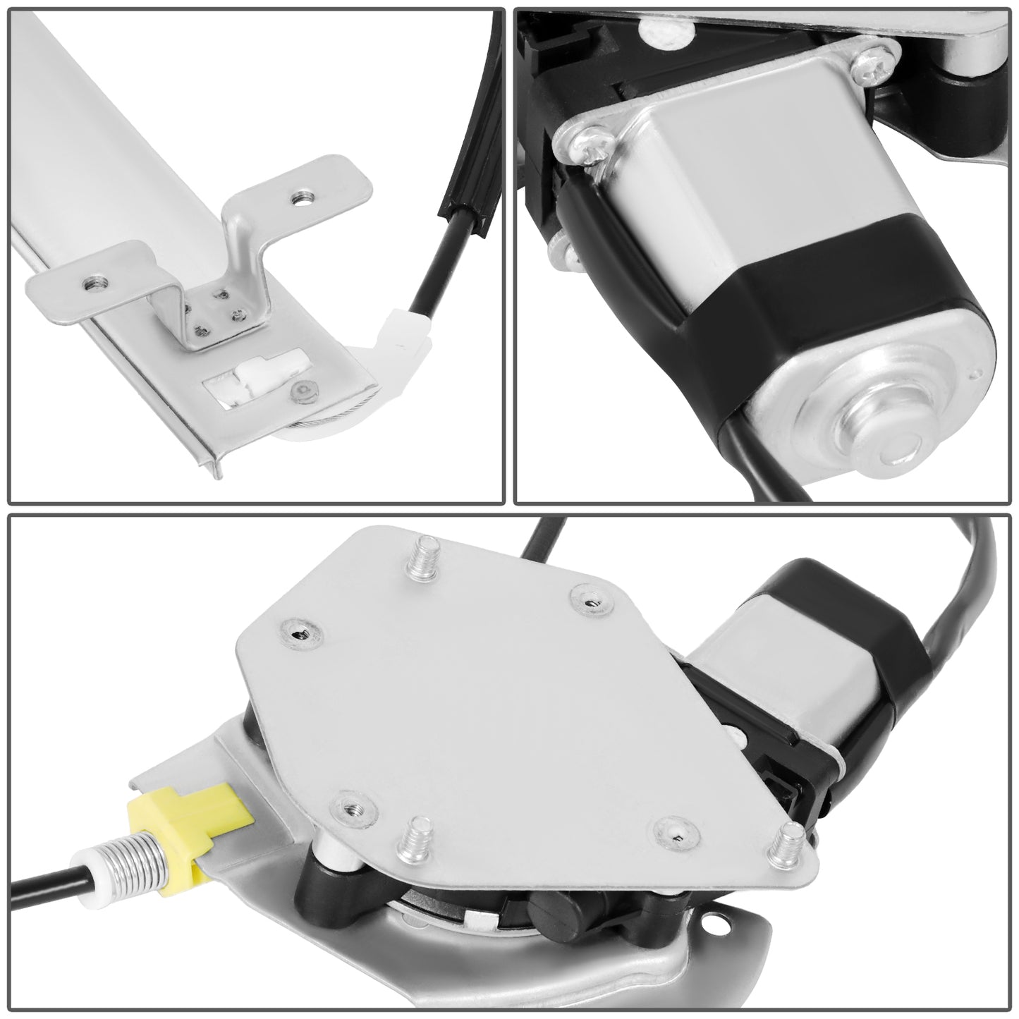 REGULADOR DE VENTANA WINDOW MOTORS & REGULATORS - MITSUBISHI GALANT 1999-2003 - METALLIC - BARE STEEL / PLASTIC