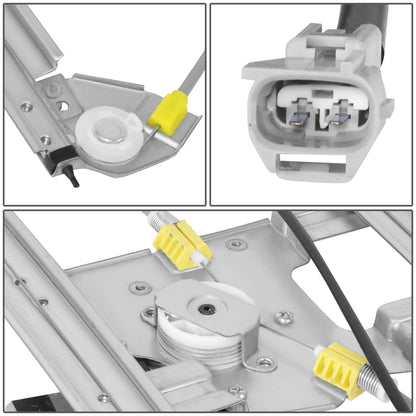 REGULADOR DE VENTANA WINDOW MOTORS & REGULATORS - MITSUBISHI GALANT 2004-2012 - METALLIC - BARE STEEL / PLASTIC