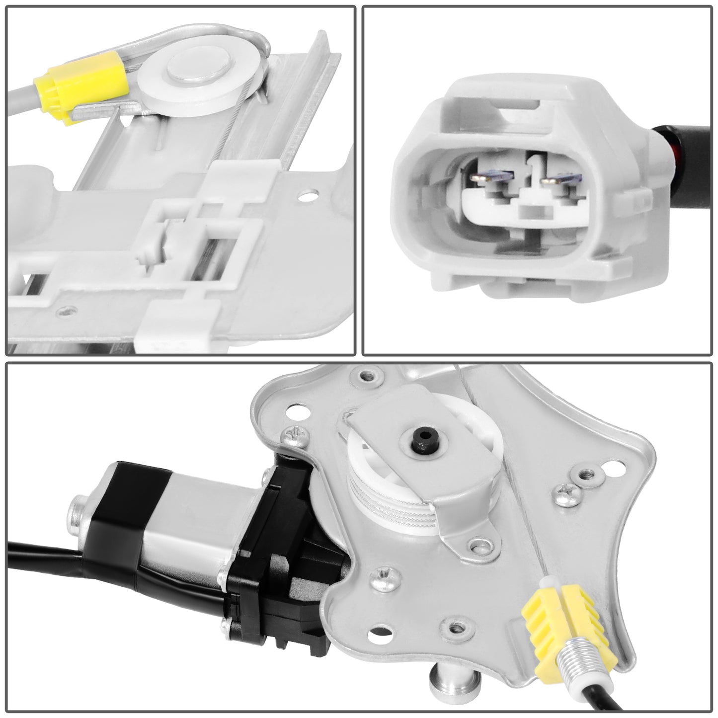 REGULADOR DE VENTANA WINDOW MOTORS & REGULATORS - MITSUBISHI GALANT 2004-2012 - METALLIC - BARE STEEL / PLASTIC