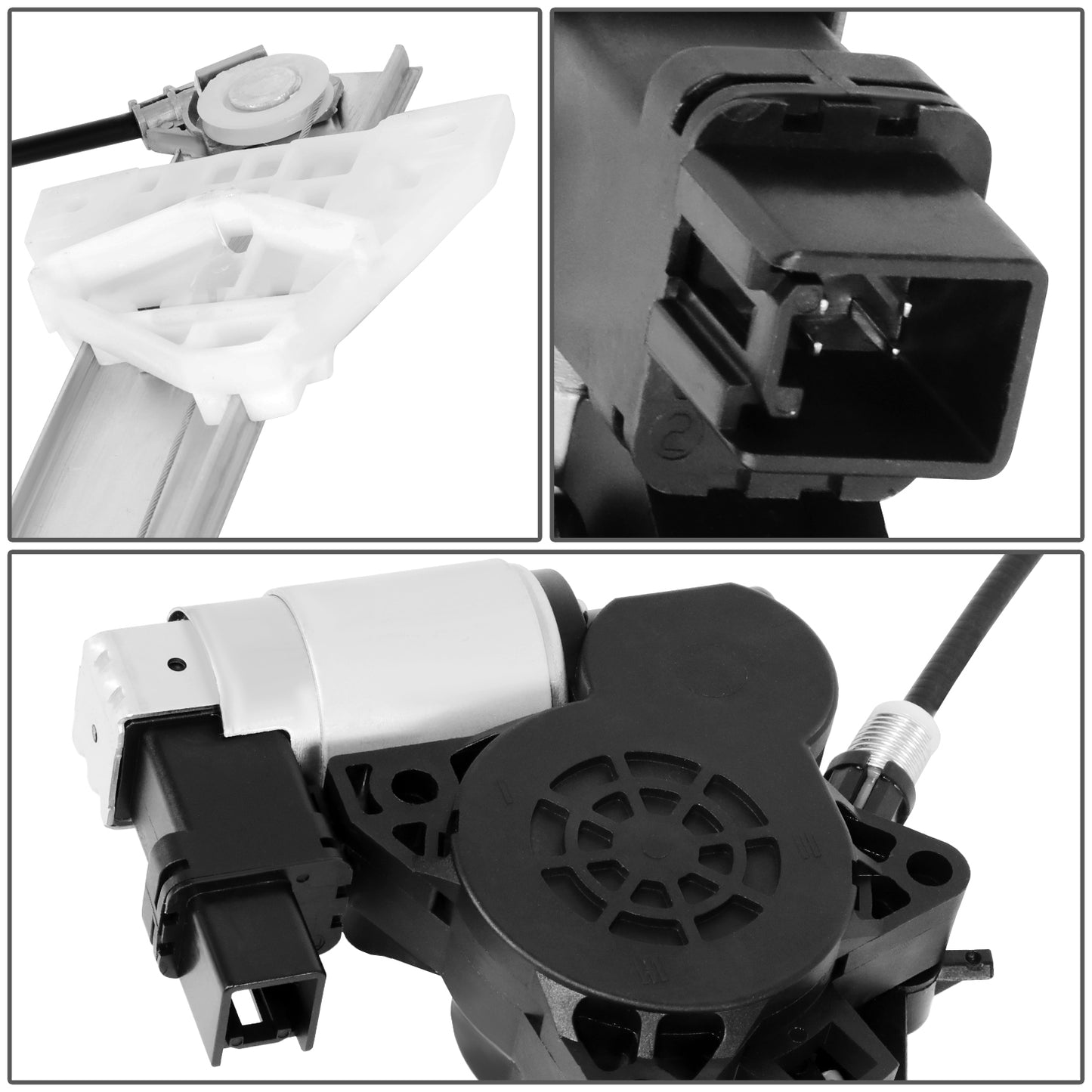 REGULADOR DE VENTANA WINDOW MOTORS & REGULATORS - MAZDA 5 2006-2013 - METALLIC - BARE STEEL / PLASTIC