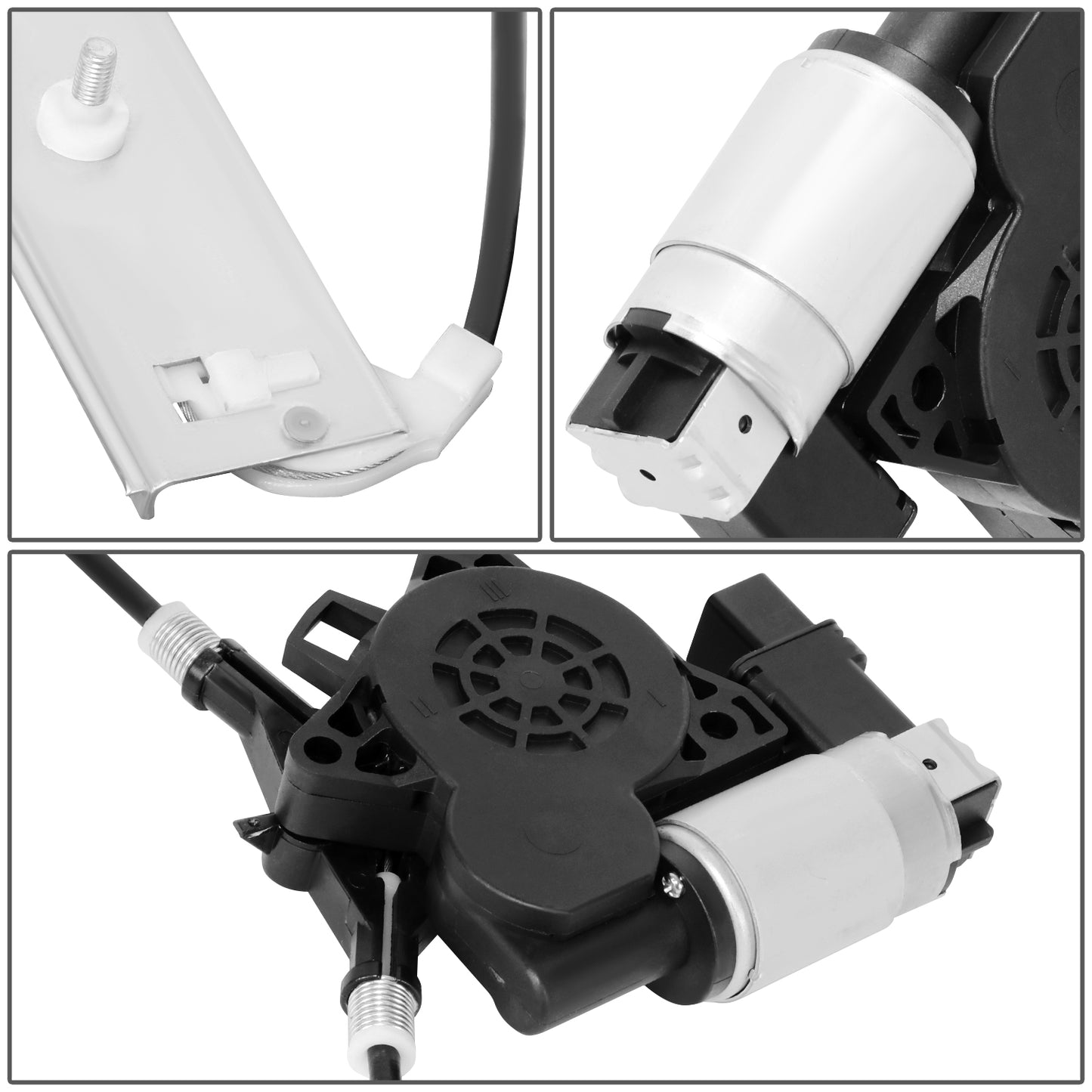 REGULADOR DE VENTANA WINDOW MOTORS & REGULATORS - MAZDA CX-7 2007-2012 - METALLIC - BARE STEEL / PLASTIC