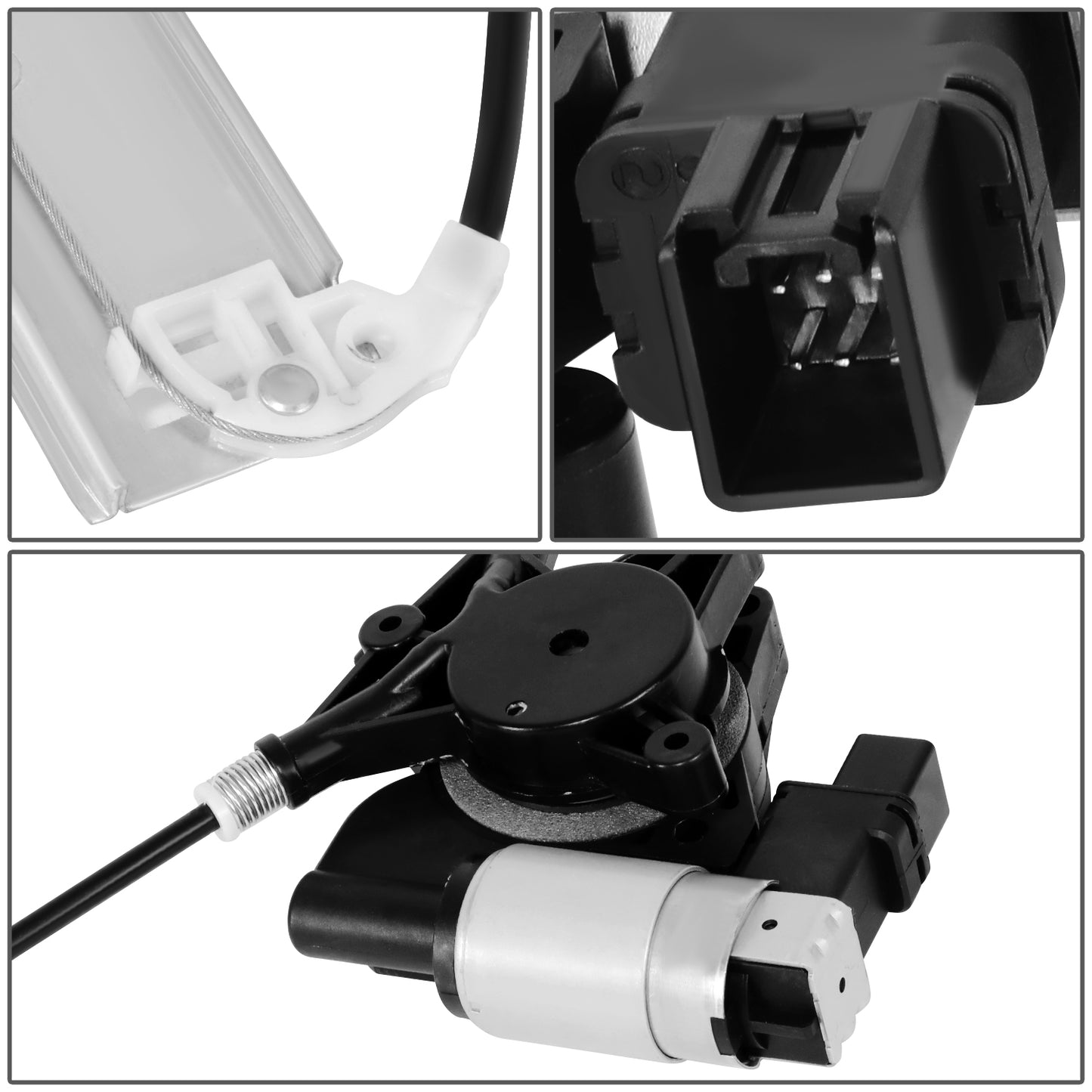 REGULADOR DE VENTANA WINDOW MOTORS & REGULATORS - MAZDA CX-7 2007-2012 - METALLIC - BARE STEEL / PLASTIC
