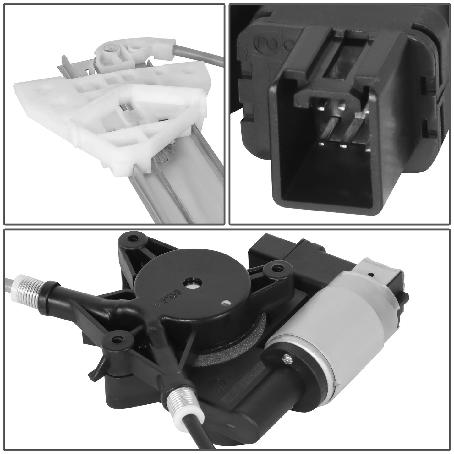 REGULADOR DE VENTANA WINDOW MOTORS & REGULATORS - MAZDA CX-9 2007-2015 - METALLIC - BARE STEEL / PLASTIC