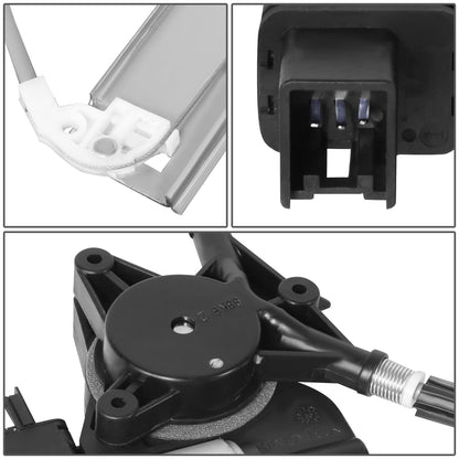 REGULADOR DE VENTANA WINDOW MOTORS & REGULATORS - MAZDA 6 2006-2008 - METALLIC - BARE STEEL / PLASTIC
